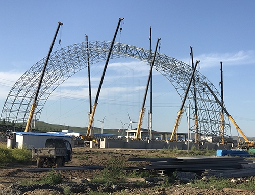 煤棚鋼結構安裝施工